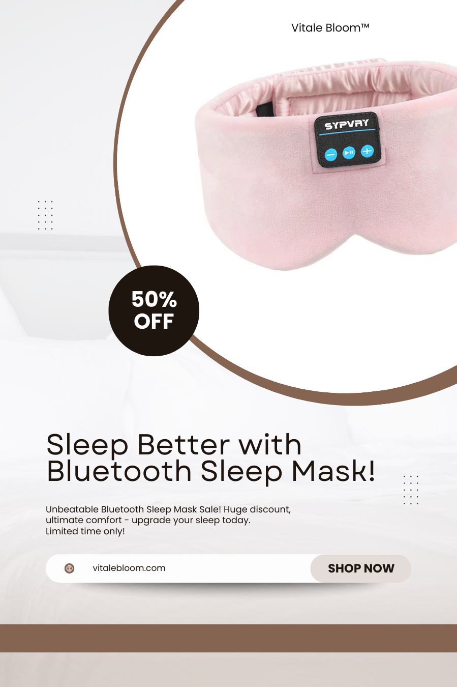 Pure Rest Bluetooth Sleep Mask