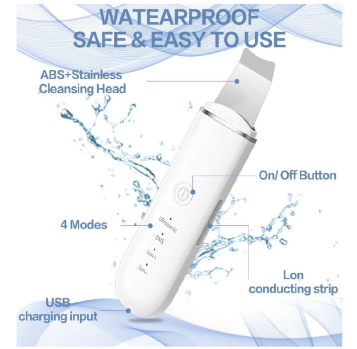 Ultrasonic Skin Scrubber