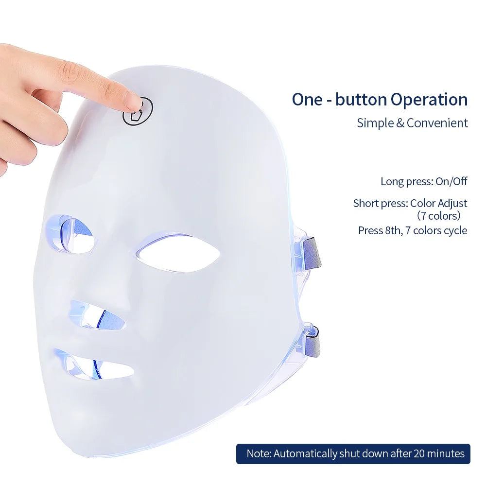 Vitale Bloom™Radiance Pro 7-Color LED Facial Mask