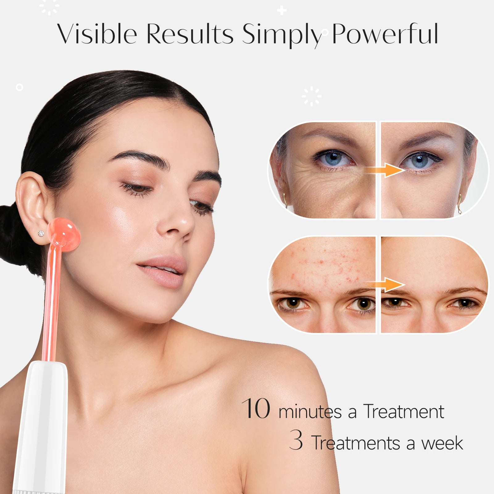 Clear Glow High Frequency Wand