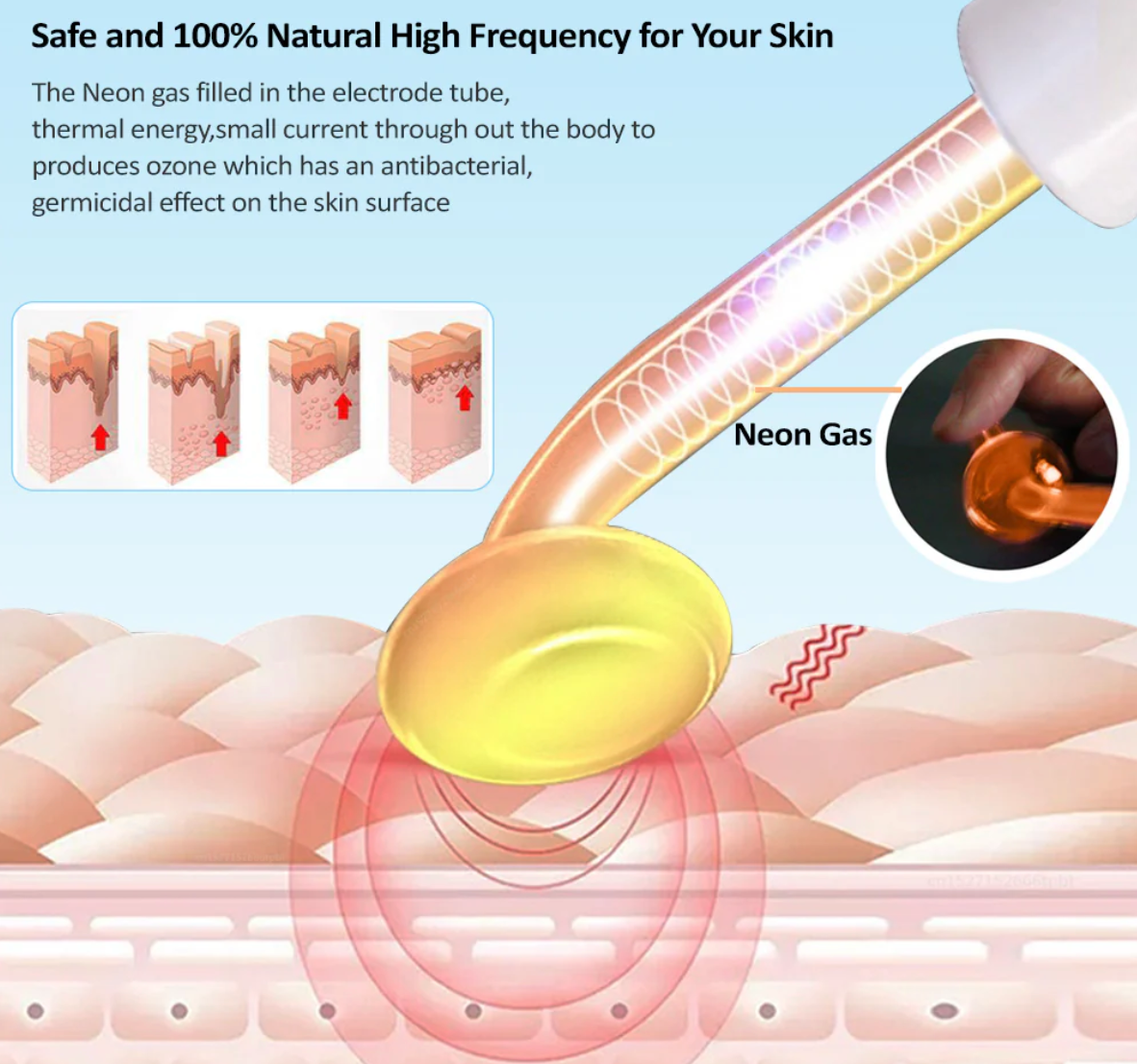 Clear Glow High Frequency Wand
